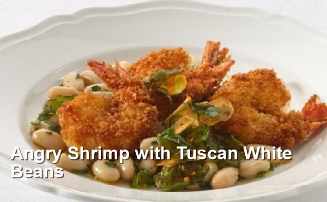 Angry Shrimp with Tuscan White Beans - Dairy Free Recipes