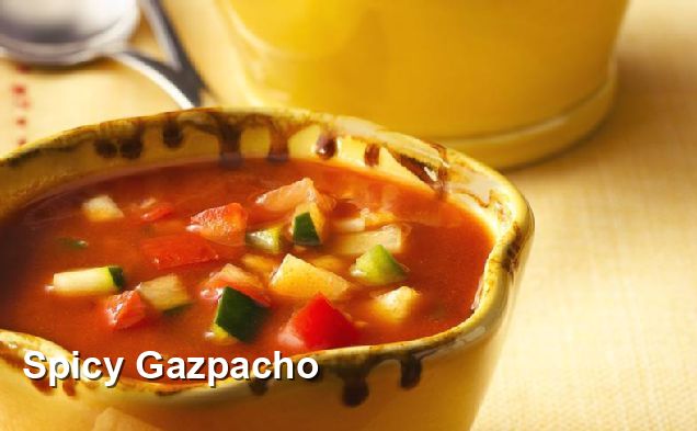 Spicy Gazpacho - Gluten Free Recipes