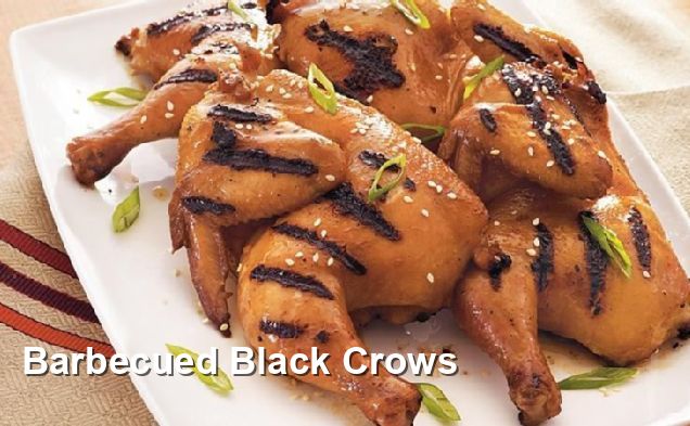 Barbecued Black Crows - Gluten Free Recipes