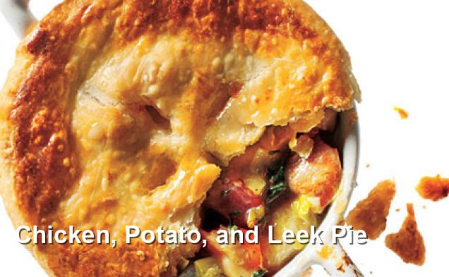 Chicken Potato And Leek Pie Lunch Recipes