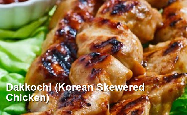 Dakkochi Korean Skewered Chicken Korean Recipes 0634