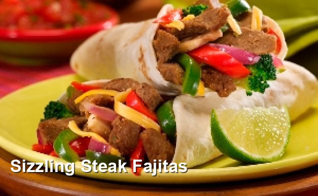 Sizzling Steak Fajitas - Mexican Recipes