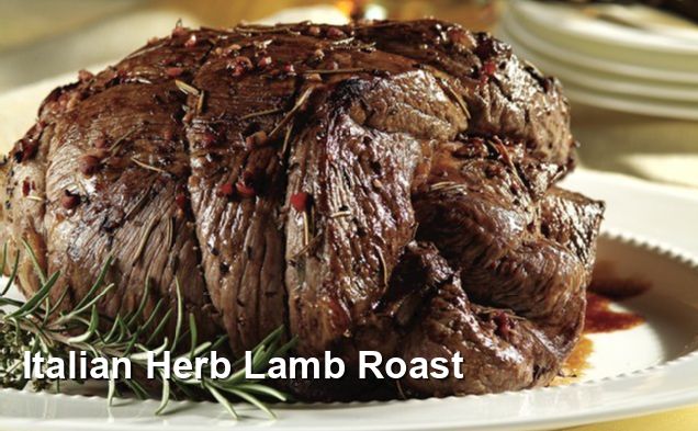 Italian Herb Lamb Roast - Mediterranean Recipes