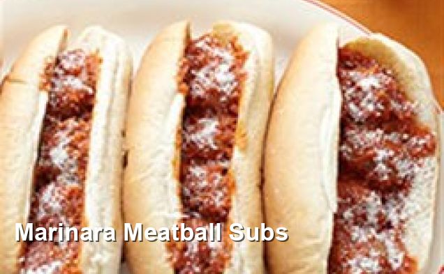 Marinara Meatball Subs - Antipasti Recipes