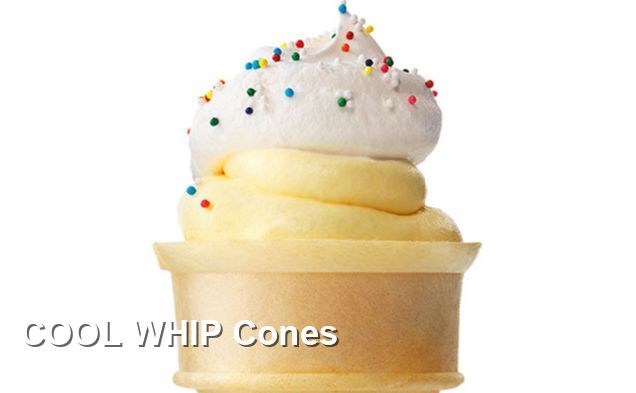 COOL WHIP Cones - Antipasti Recipes