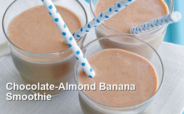 Chocolate Almond Banana Smoothie Side Dish Recipes