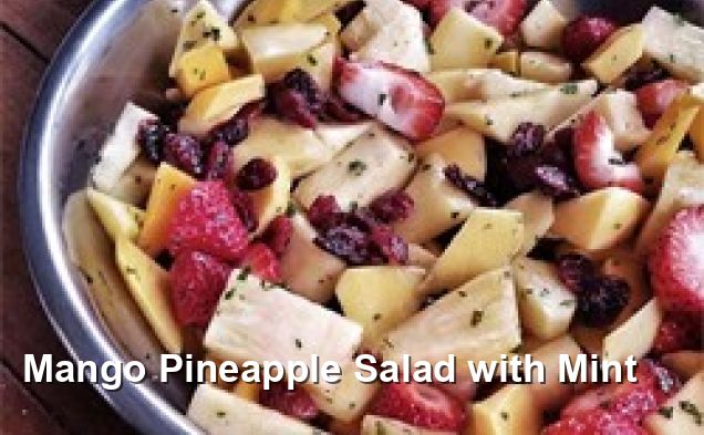 Mango Pineapple Salad With Mint Gluten Free Recipes