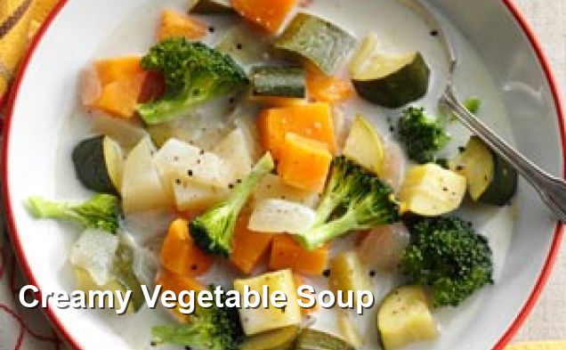 Creamy Vegetable Soup - Gluten Free Recipes