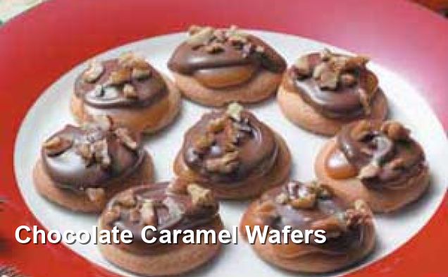 Chocolate Caramel Wafers - Southern Recipes