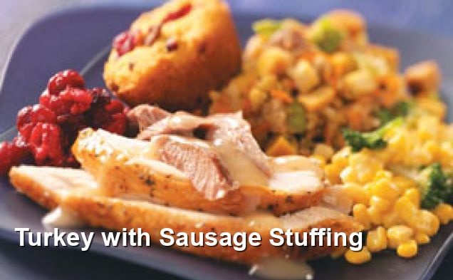 Turkey with Sausage Stuffing - Antipasti Recipes