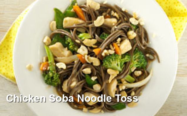 Chicken Soba Noodle Toss - Lunch Recipes