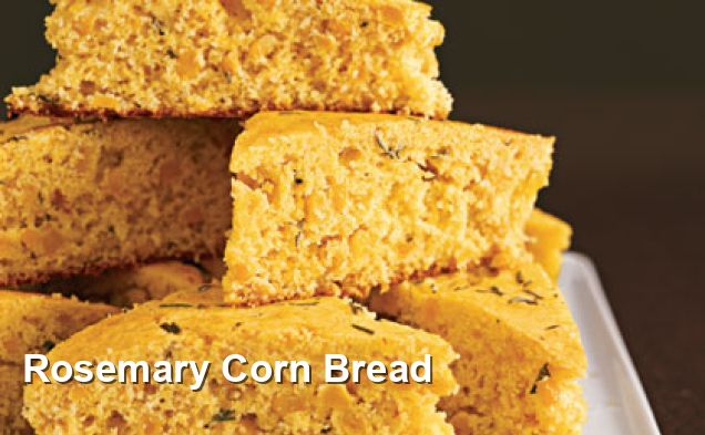 Rosemary Corn Bread - Southern Recipes