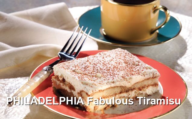 PHILADELPHIA Fabulous Tiramisu - Mediterranean Recipes