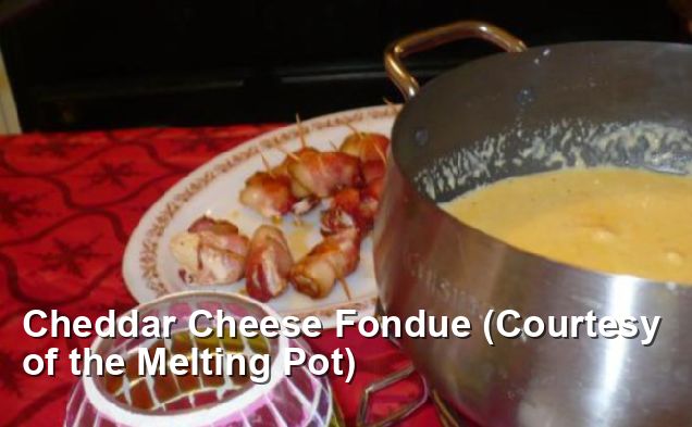 Cheddar Cheese Fondue Courtesy Of The Melting Pot Gluten Free Recipes 